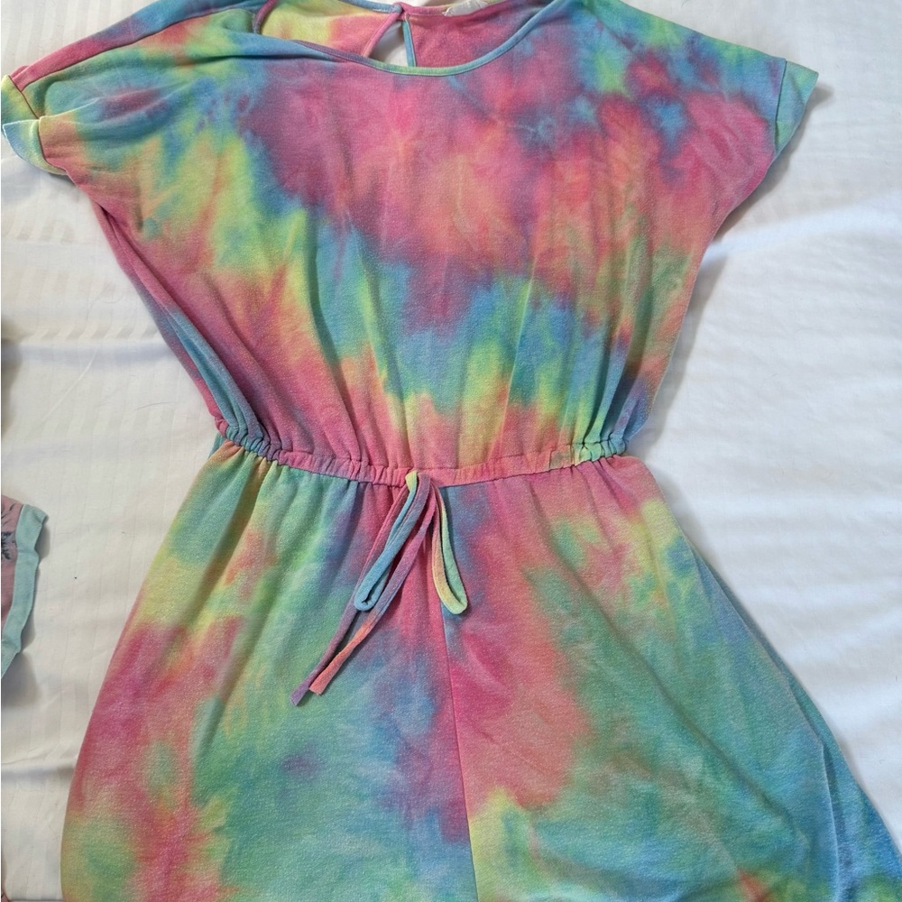 Colorful Tie-Dye Romper